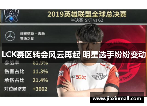 LCK赛区转会风云再起 明星选手纷纷变动